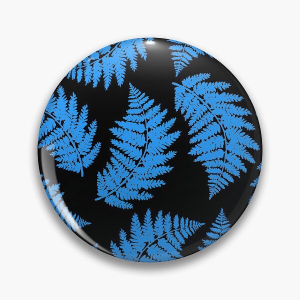 Item preview, Blue Fern Pattern designed and sold by GL Digital Artwork .