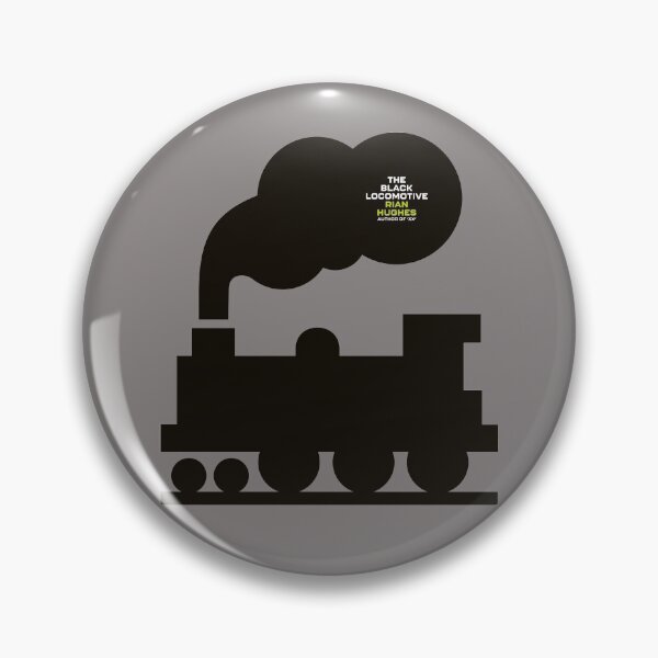 Item preview, The Black Locomotive — Black Locomotive Icon (Black) designed and sold by Rian Hughes.
