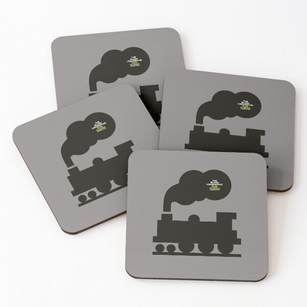 Item preview, The Black Locomotive — Black Locomotive Icon (Black) designed and sold by Rian Hughes.