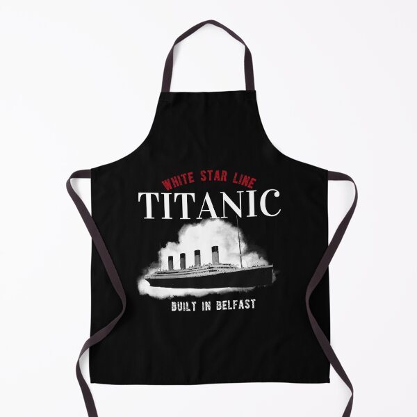 Item preview, White Star Line Titanic 1912 Built In Belfast on black designed and sold by SheaHMC.