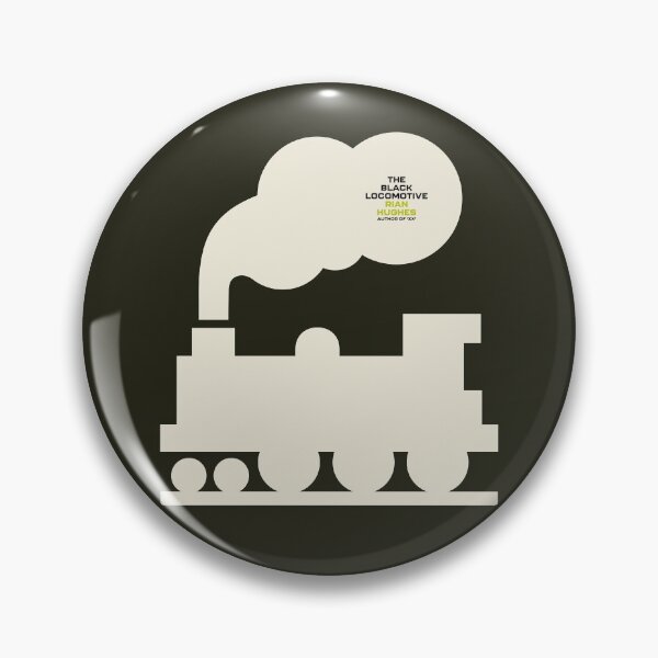 Item preview, The Black Locomotive — Black Locomotive Icon (White) designed and sold by Rian Hughes.