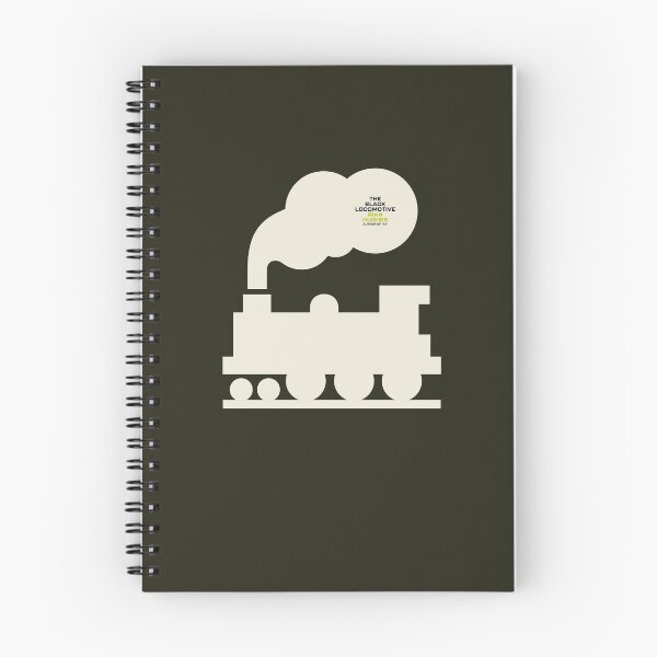 Item preview, The Black Locomotive — Black Locomotive Icon (White) designed and sold by Rian Hughes.
