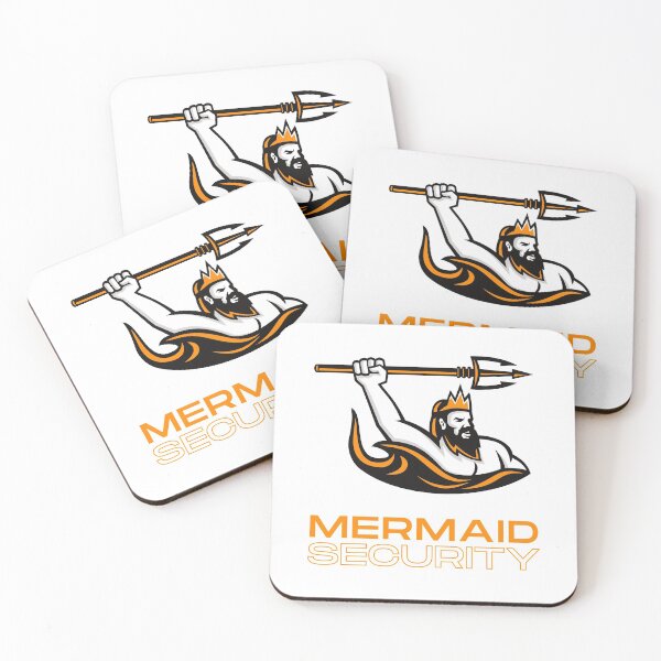 Item preview, Mermaid Security Orange designed and sold by Katherine Winner.