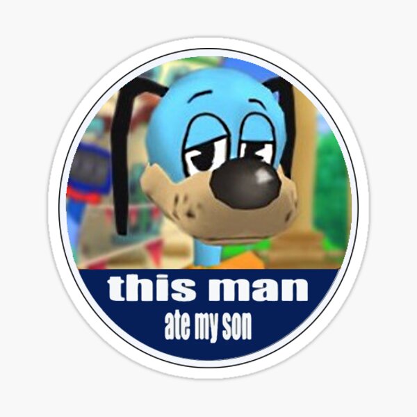 Vista previa del artículo con la obra «Flippy de Toontown se comió a mi hijo», diseñado y vendido por meaghaneli.