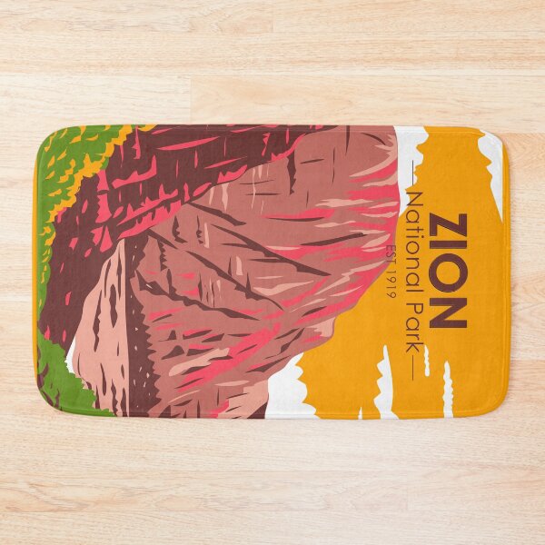 Item preview, Zion National Park Utah Vintage designed and sold by KrisSidDesigns.