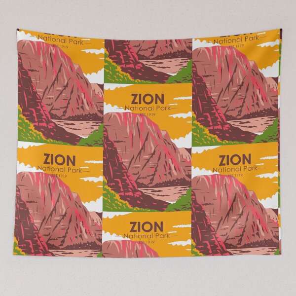 Item preview, Zion National Park Utah Vintage designed and sold by KrisSidDesigns.