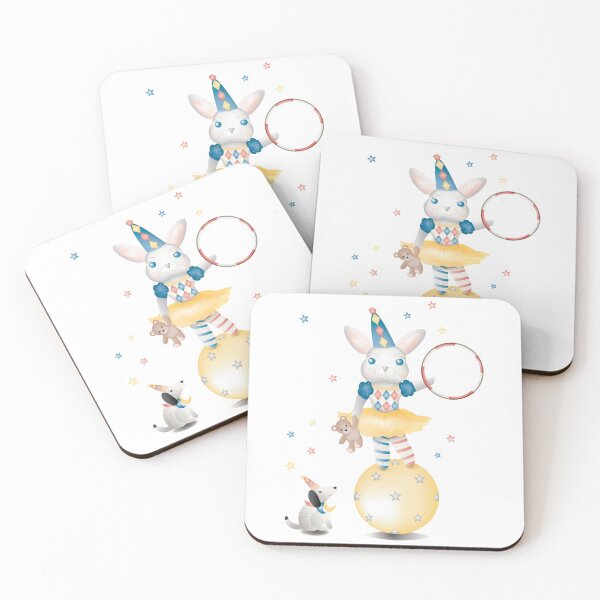 Item preview, Bunny Nursery Print.  Circus Art. designed and sold by PinaColadaArtS.