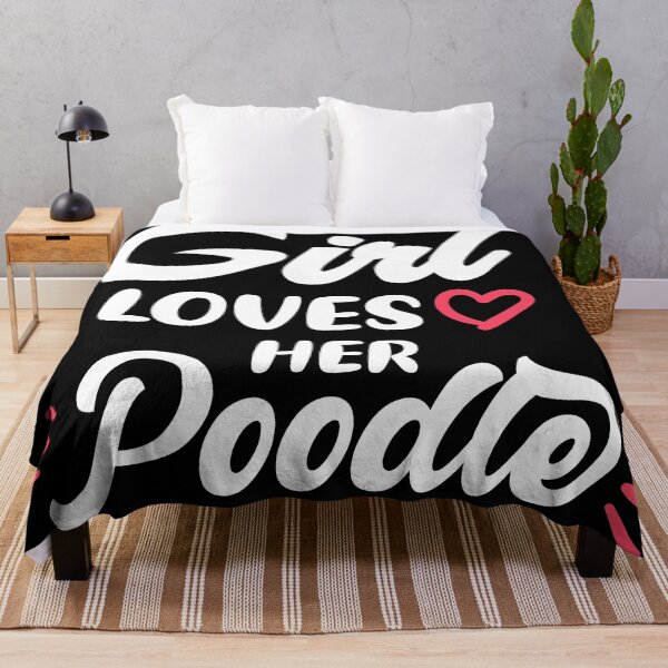 Item preview, This Girl Loves Her Poodle - Best gift for Poodle lovers designed and sold by redblackline.