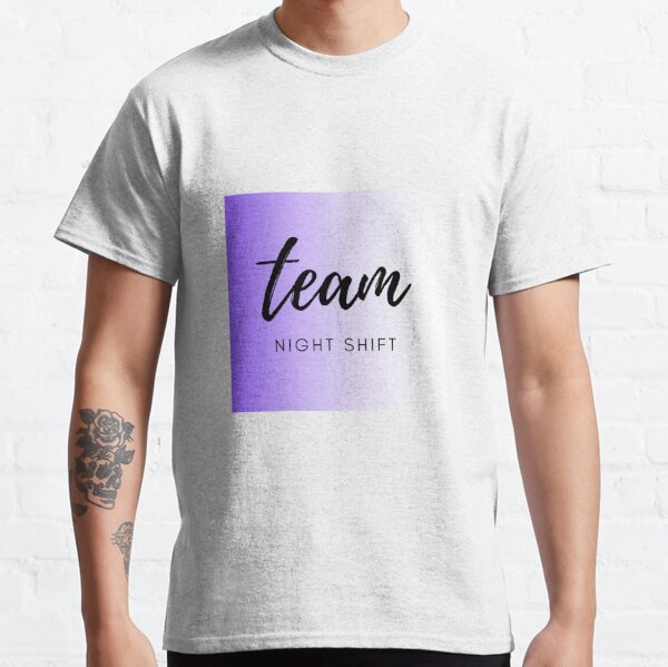 Team Night Shift Print Short Sleeve T-shirt