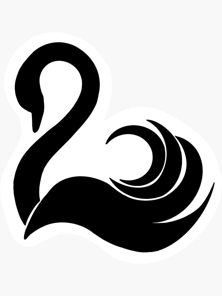 Fellowship Of The Black Swan - Flying Swan Logo, HD Png Download - vhv