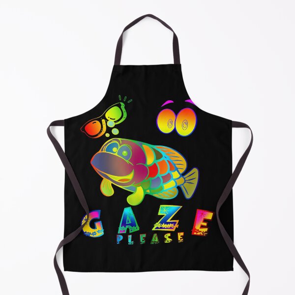 Item preview, gaze please a gay fish in LGBT colors sunglasses and gazing eyes designed and sold by twobillion.