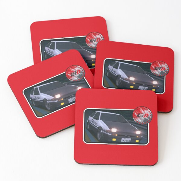Item preview, 86 Drifter with Anime Badge! Grey (on Red) designed and sold by epinkb.
