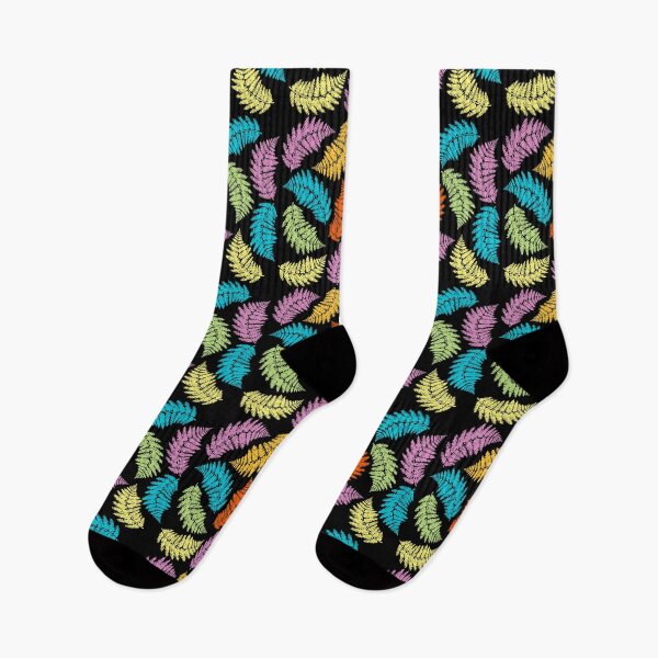 Item preview, Colorful Fern Pattern designed and sold by GL Digital Artwork .