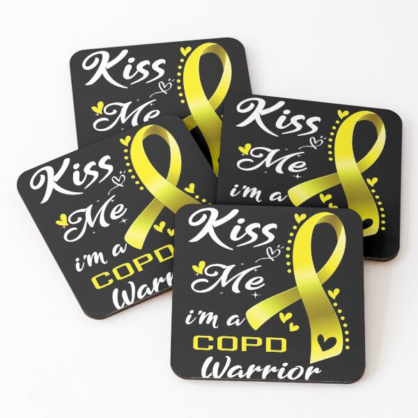 Item preview, Kiss Me I'm A COPD Warrior designed and sold by hvoid41.