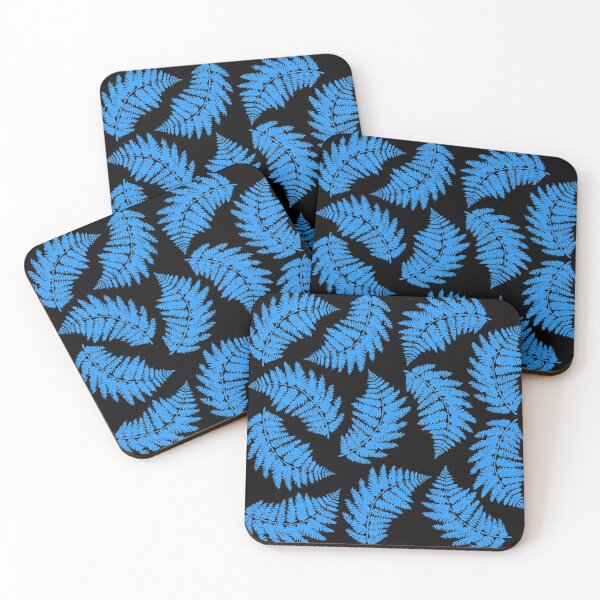 Item preview, Blue Fern Pattern designed and sold by GL Digital Artwork .