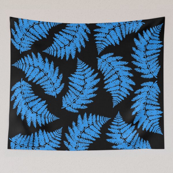 Item preview, Blue Fern Pattern designed and sold by GL Digital Artwork .