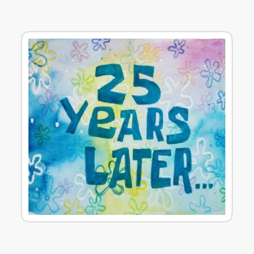 Spongebob Years Later Poster By Slimo30 Redbubble