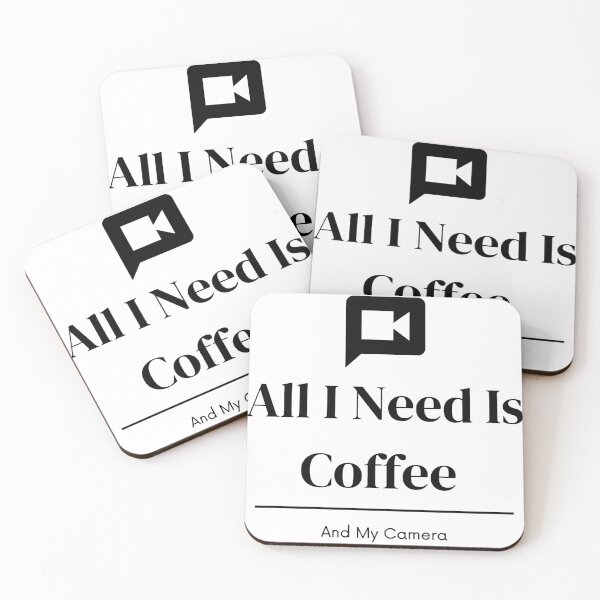 Item preview, All I Need Is Coffee And My Camera designed and sold by BlackMedArts.