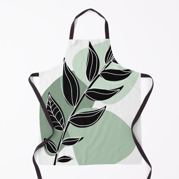 Item preview, Minimal sage green leaf designed and sold by PaintPsd.