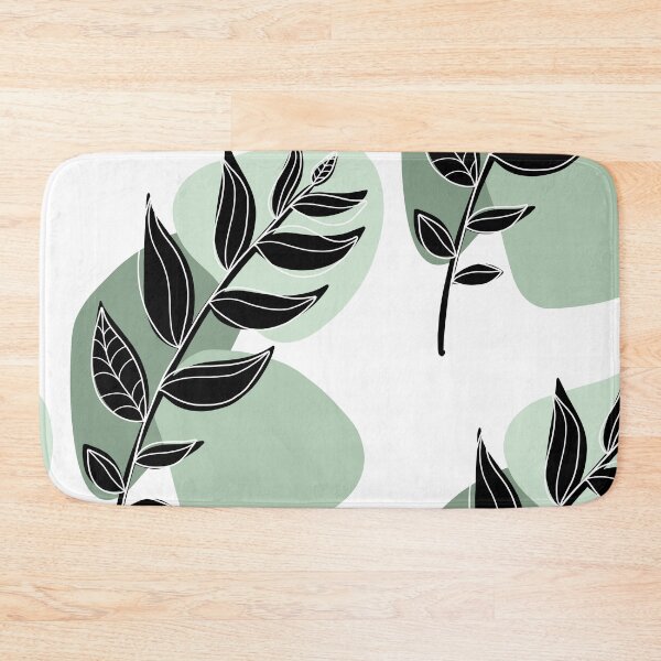 Item preview, Minimal sage green leaf designed and sold by PaintPsd.