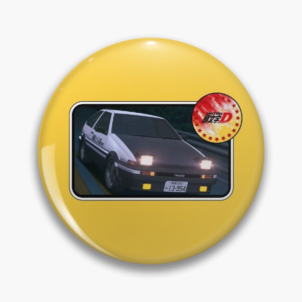 Item preview, 86 Drifter with Anime Badge! Yellow (on Yellow) designed and sold by epinkb.