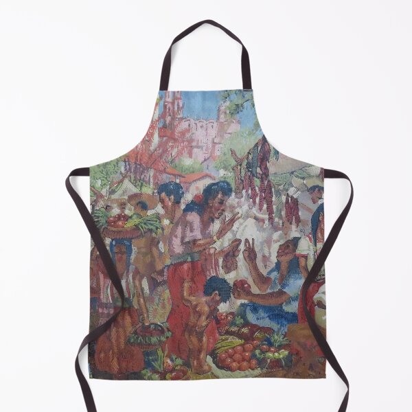 Item preview, Mexican Street Scene by Mahlon Blaine 1894-1969 designed and sold by Hedrin.