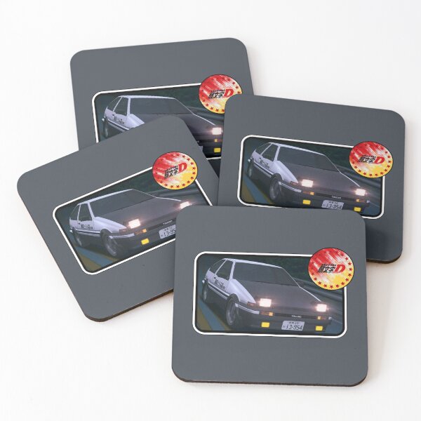 Item preview, 86 Drifter with Anime Badge! Yellow (on Grey) designed and sold by epinkb.
