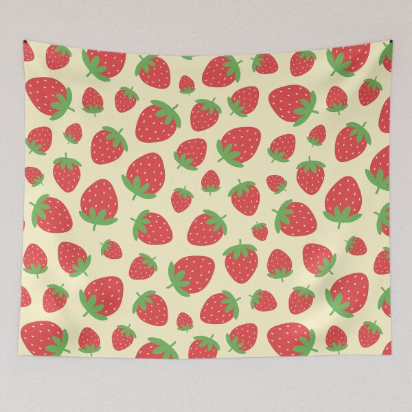 Item preview, Cute strawberry pattern designed and sold by Nikamii.