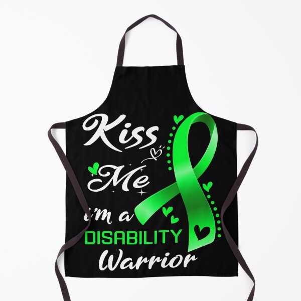 Item preview, Kiss Me I'm A Disability Warrior designed and sold by hvoid41.