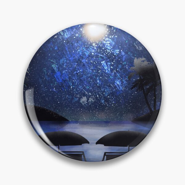 Item preview, Starry night on a tropical island  designed and sold by Mashusha-art.