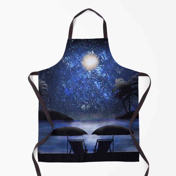 Item preview, Starry night on a tropical island  designed and sold by Mashusha-art.
