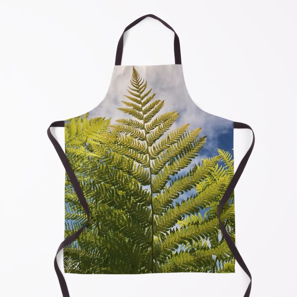Item preview, Vibrant Green Fern Plants with Blue Summer Sky designed and sold by KsbAesthetics.
