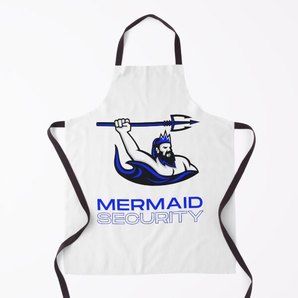 Item preview, Mermaid Security Pink Dark Blue designed and sold by Katherine Winner.
