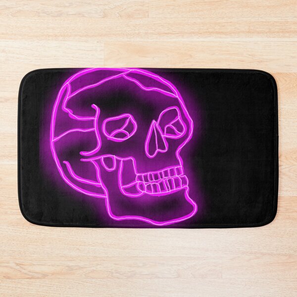 Item preview, Neon Light Skull designed and sold by ArtOnCaffeine.