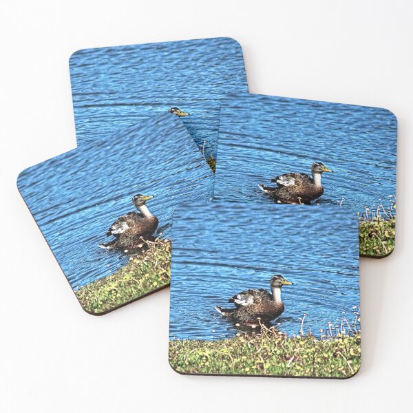 Item preview, Mallard Duck Portrait Lake Wildlife designed and sold by Anna Lemos.