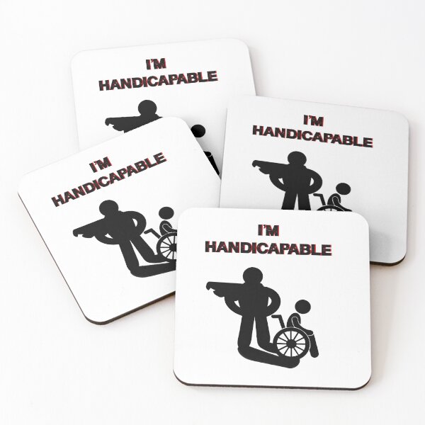 Item preview, I’m Handicapable disability awareness design  designed and sold by Designs Of all kinds.
