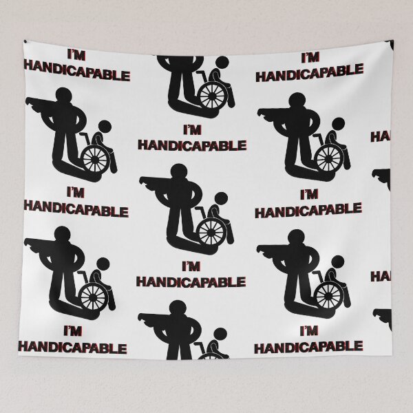 Item preview, I’m Handicapable disability awareness design designed and sold by Designs Of all kinds.