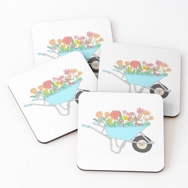 Item preview, Floral Wheelbarrow  designed and sold by Lizzamour.