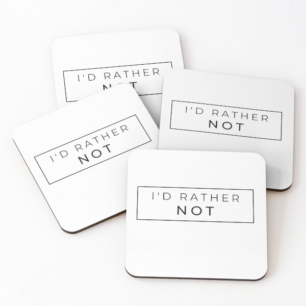 Item preview, I'd rather not designed and sold by WatchuWearin.