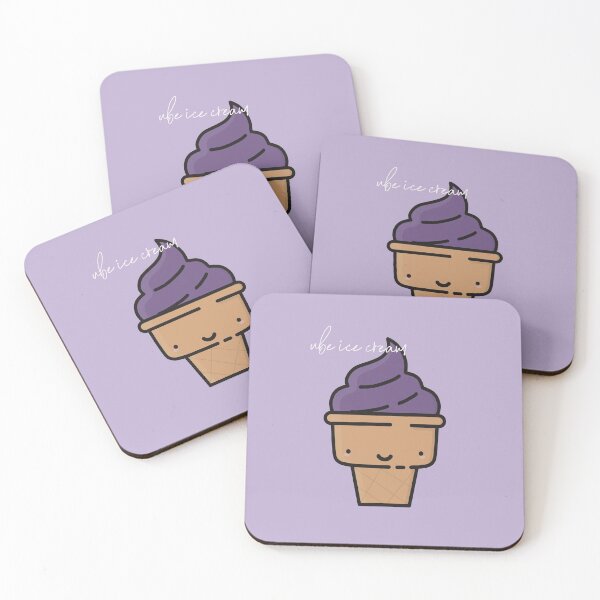 Item preview, Ube Ice Cream Icon: Filipino Dessert designed and sold by Jami Draws.