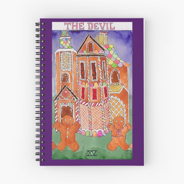 Item preview, The Devil/The Gingerbread Cottage designed and sold by neuroticowl.
