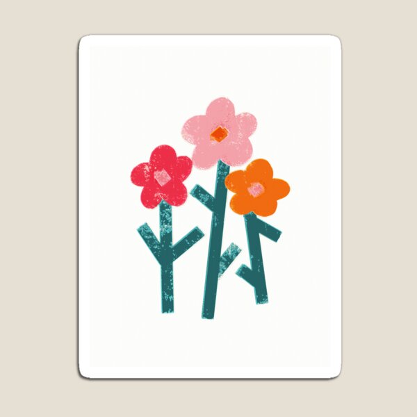 Aperçu de l'œuvre Affiche Fleur Rose/Orange/Rouge Chrome 2 (Ensemble B) créée et vendue par Megiley.