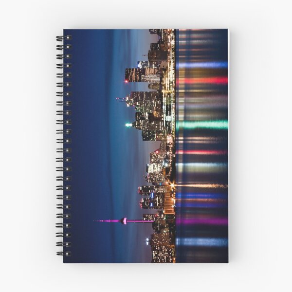 Item preview, Toronto Skyline At Night From Polson St No 2 designed and sold by The Learning Curve Photography.