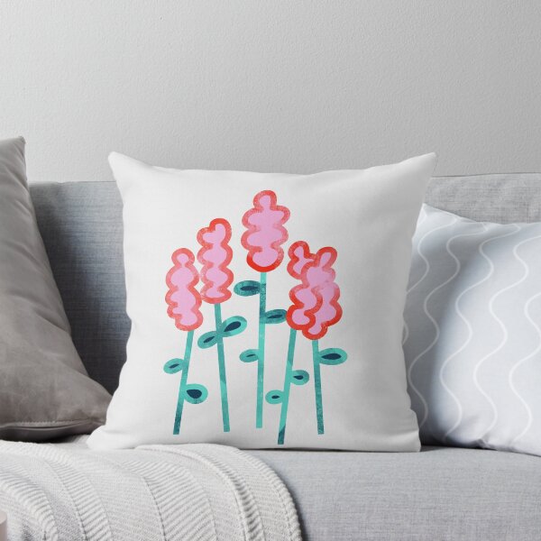 Artikelvorschau, Trendiges rosa Blumenposter (Set A) entworfen und verkauft von Megiley.