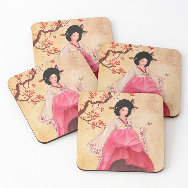 Item preview, Una mujer en Hanbok designed and sold by Anicue.