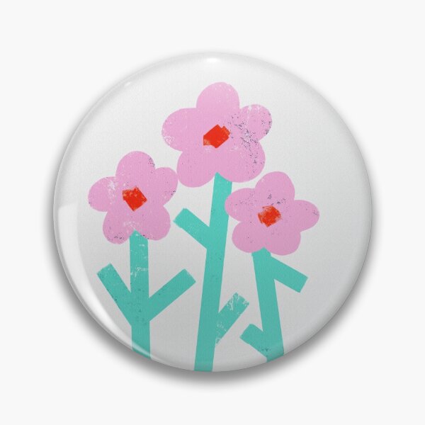 Artikelvorschau, Trendiges rosa Blumenposter 2 (Set A) entworfen und verkauft von Megiley.