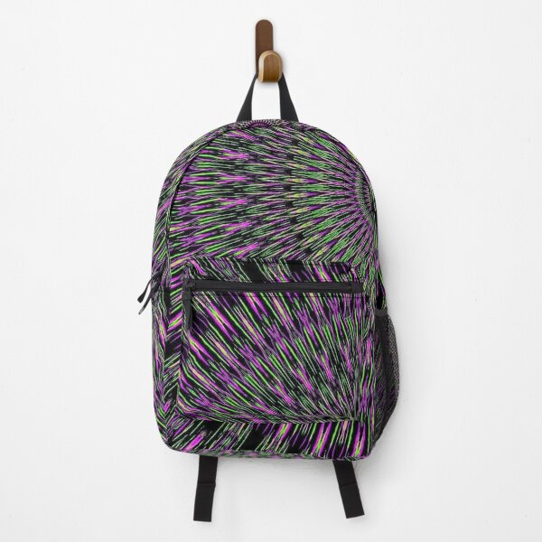 Item preview, Abstract Purple & Green Wired Spiral Scene designed and sold by SXW Designs.