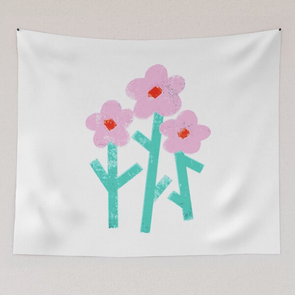Artikelvorschau, Pink Chrome Flower Poster 2 (Set B) entworfen und verkauft von Megiley.