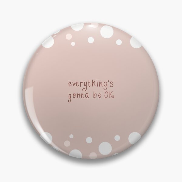 Item preview, "Everything's gonna be ok" Handlettered Affirmation designed and sold by Taladesignlab.