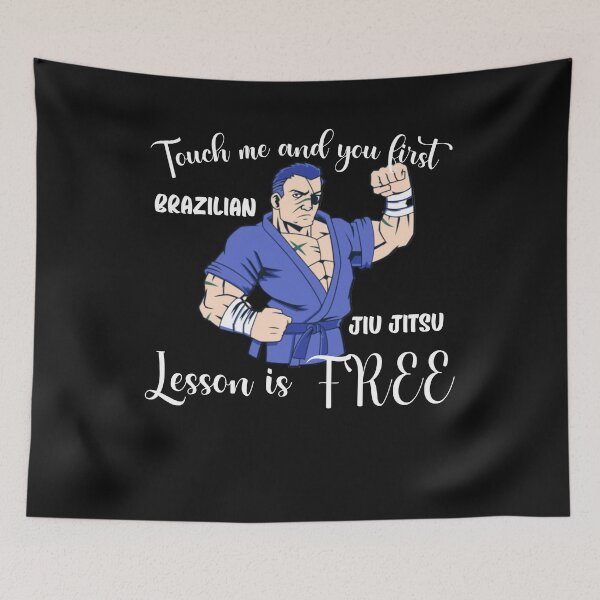 Item preview, Brazilian Jiu Jitsu BJJ, Touch me and your first Brazilian Jiu Jitsu lesson is free designed and sold by Click-Like.